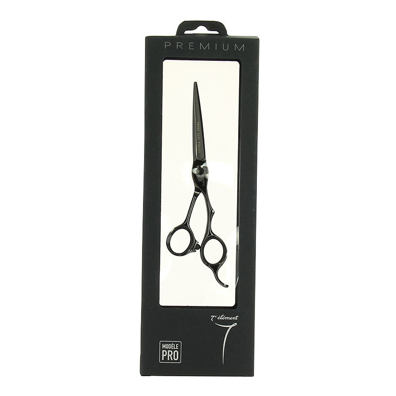 Ciseaux de coupe noir chromé lames 3D taille 5.75