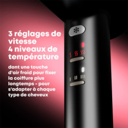 Sèche-cheveux ENIGMA TRI-CARE – brillance, soin LED, séchage rapide