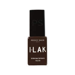 Vernis semi-permanent I-LAK – intense brown – couvrance pro, longue tenue