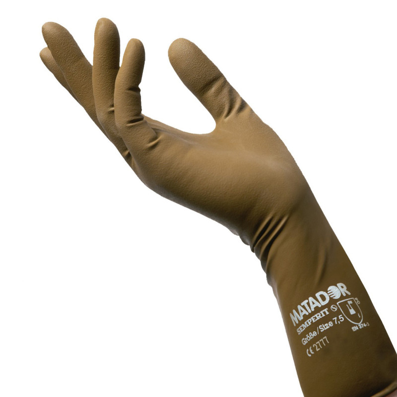 Paire de gants de protection en latex taille L