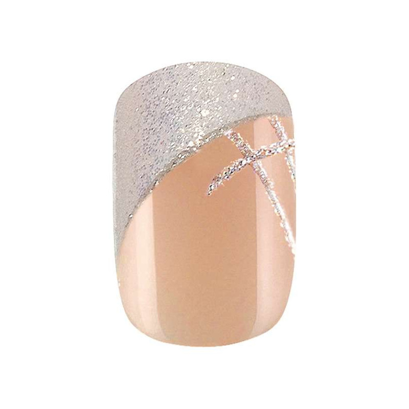 Faux ongles idyllic nails Set x24 Shiny french