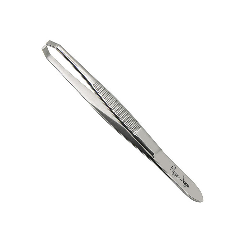 Pince à épiler mors crabe souple 9cm