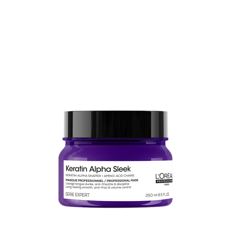 Masque disciplinant Keratin Alpha Sleek – Lissage longue durée & anti-frisottis