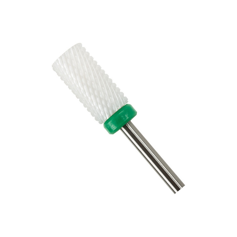 Embout céramique surface faux ongles gel UV & résine grain dur