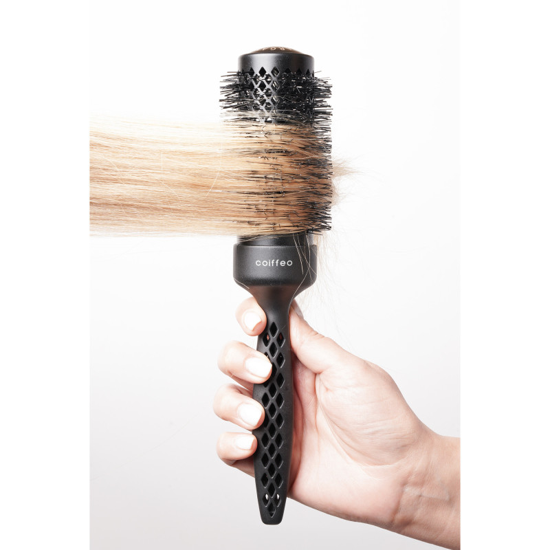 Brosse ronde Carbone argan 32mm