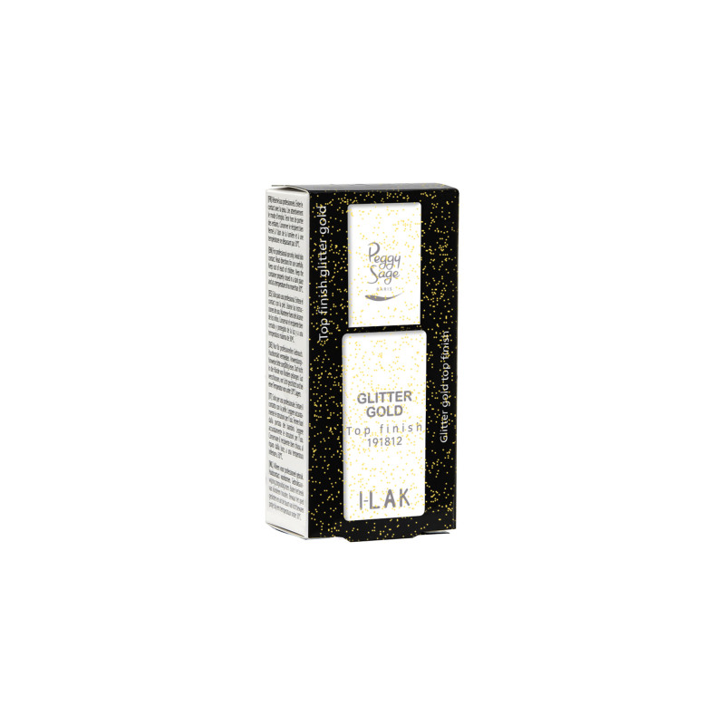 Top Coat Glitter Gold  I-LAK