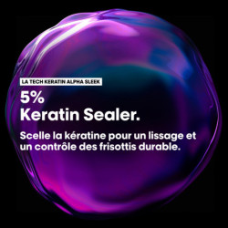 Sérum Lisse Miroir Keratin Alpha Sleek–Scelle la kératine activé par la chaleur