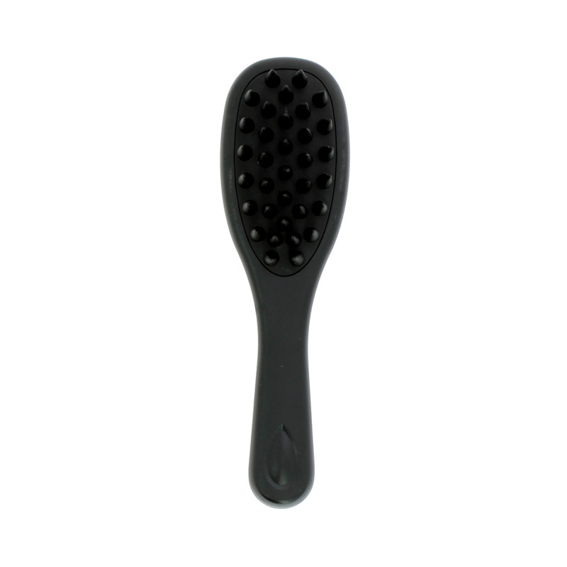 Brosse massante 2-en-1 Noire