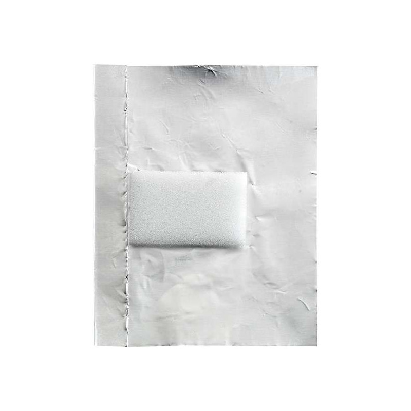 Feuilles aluminium avec compresse integrée x100