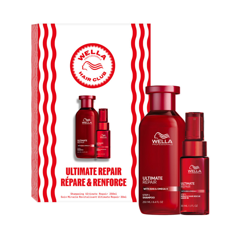 Coffret réparation Ultime Repair, shampoing & soin miracle revitalisant
