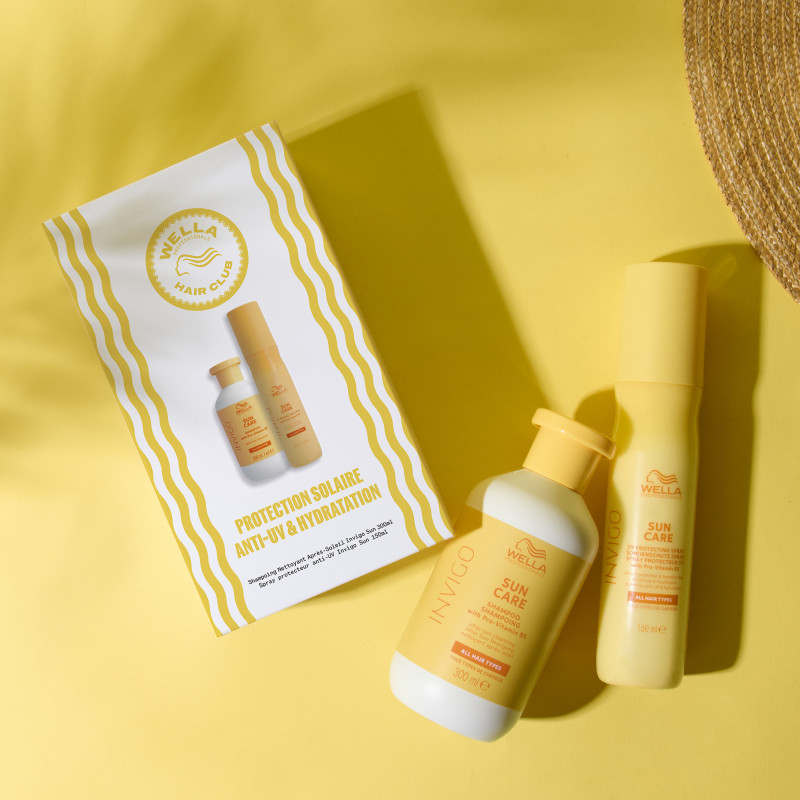 Coffret protection solaire Invigo Sun Care, shampoing & spray anti-UV