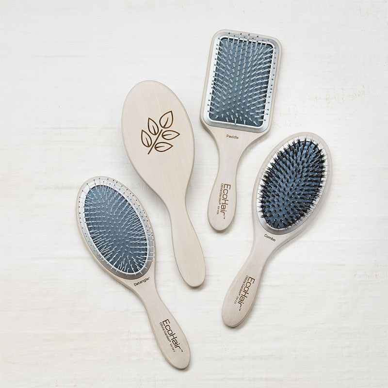 Brosse démêlante plate EcoHair Paddle Detangler