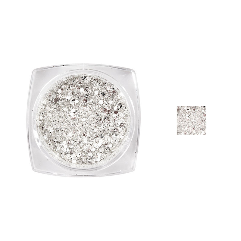 Paillettes pour ongles Silver shimmer