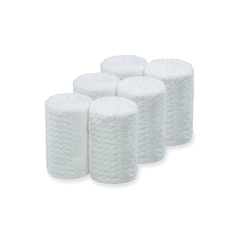 Serviettes pour chauffe-serviette vapeur x6 Blanc