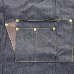 Tablier barber en jean Denim