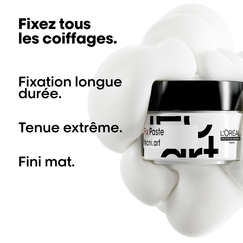 Pâte de coiffage forte tenue Fix Paste Tecni.Art