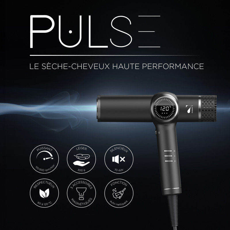 Sèche-cheveux innovant Pulse