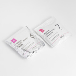 Poudre décolorante non volatile bleue