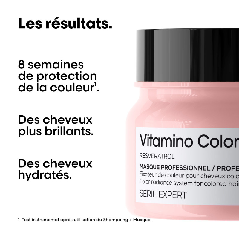 Masque cheveux colorés Vitamino Color