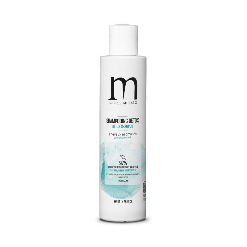 Shampooing traitant detox cheveux asphyxies