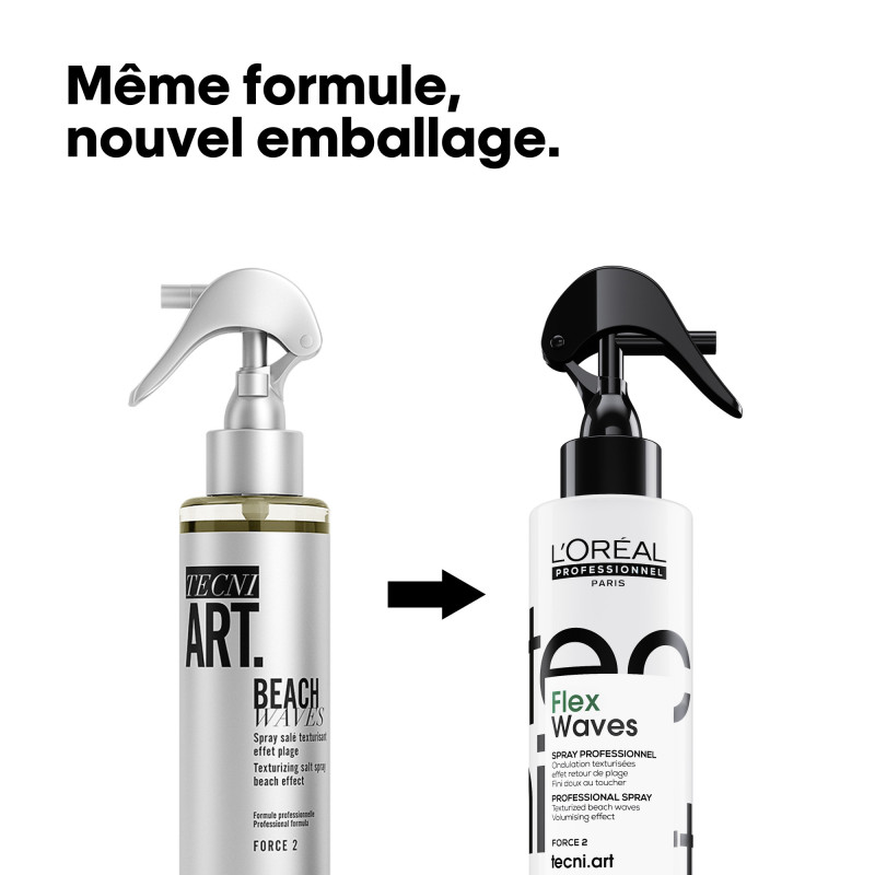 Spray ondulations effet retour de plage Flex Waves - Force 2