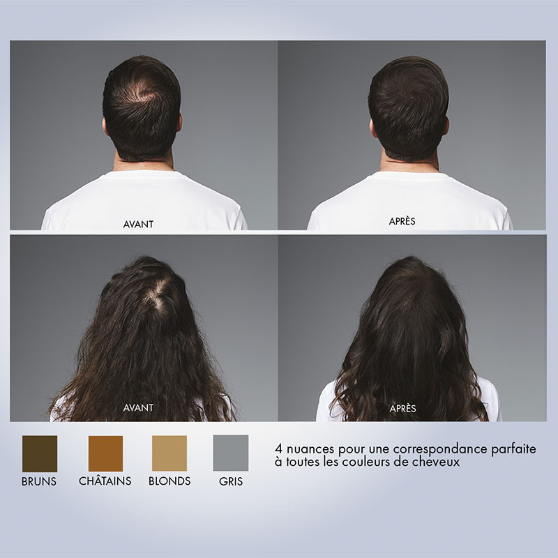 Spray coloré volumateur - Cheveux clairsemés Gris Serioxyl