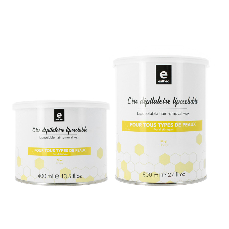 Pot de cire dépilatoire liposoluble Miel