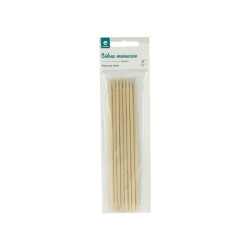 Bâtons manucure en bois x8