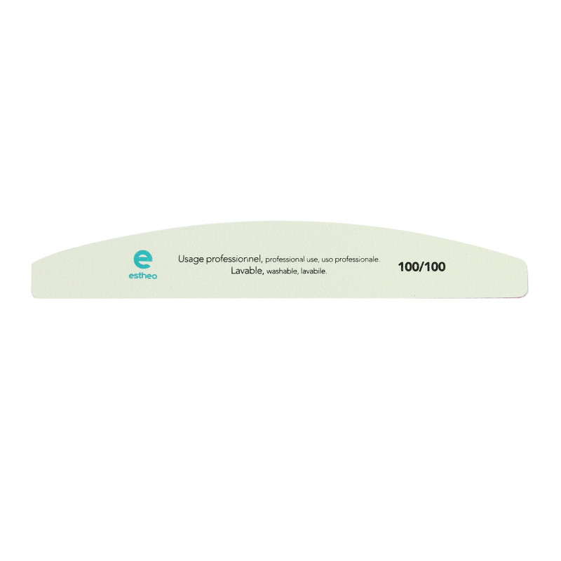 Lime à ongles demi-lune 100-100 Blanche