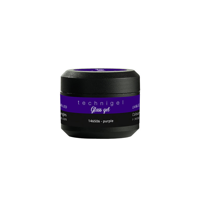 Gel de couleur UV & LED Glass Gel purple 5g
