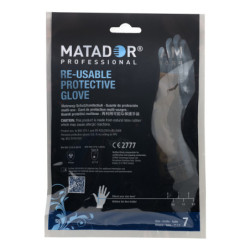 Paire de gants de protection en latex taille M