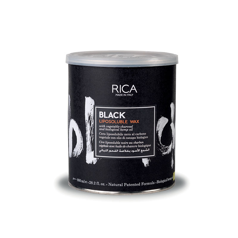 Cire liposoluble noire charbon végétal