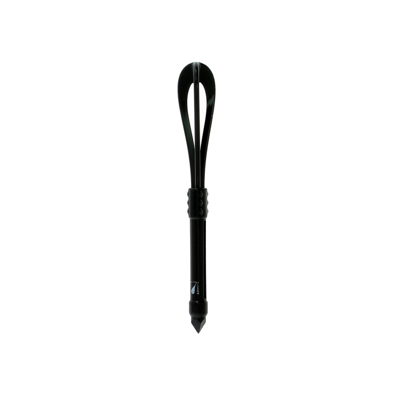 Fouet coloration 3-en-1 en silicone Noir
