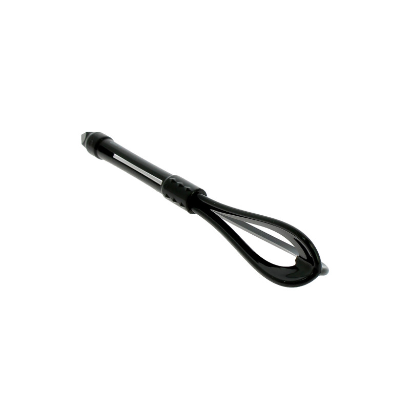 Fouet coloration 3-en-1 en silicone Noir
