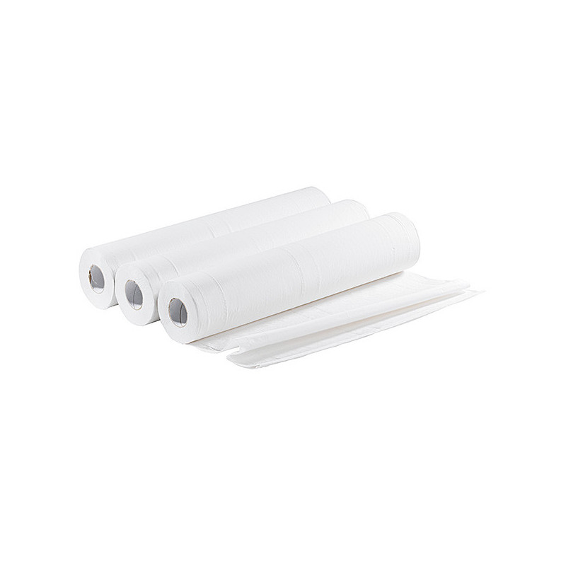 Lot de 3 draps d'examen jetables professionnels
