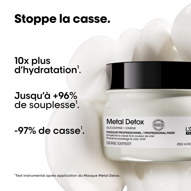 Masque protecteur Metal Detox - anti-dépôts, anti-casse