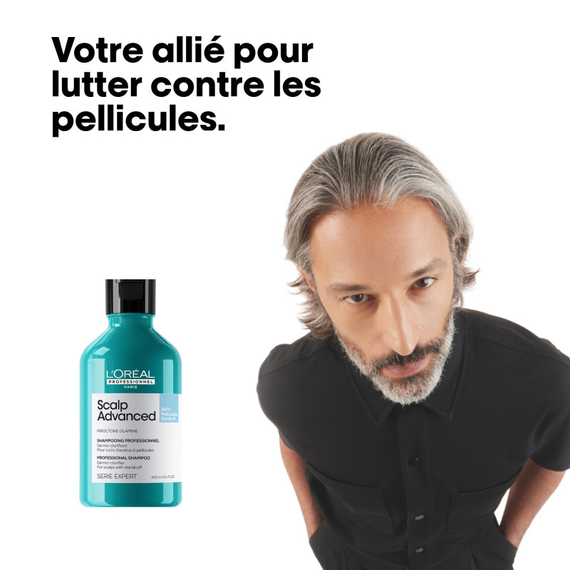 Shampoing dermo-clarifiant anti-pelliculaire Scalp Advanced