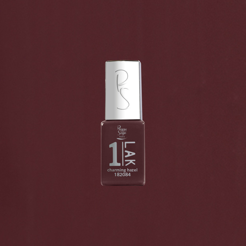 Mini vernis semi-permanent 1-LAK - Charming hazel