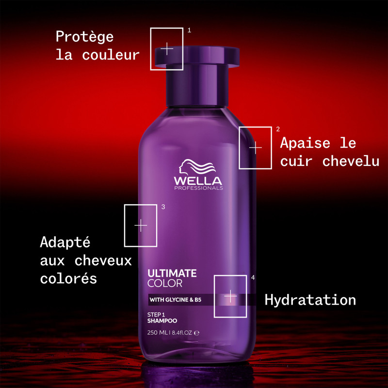 Shampoing Ultimate Color – éclat, douceur, protection
