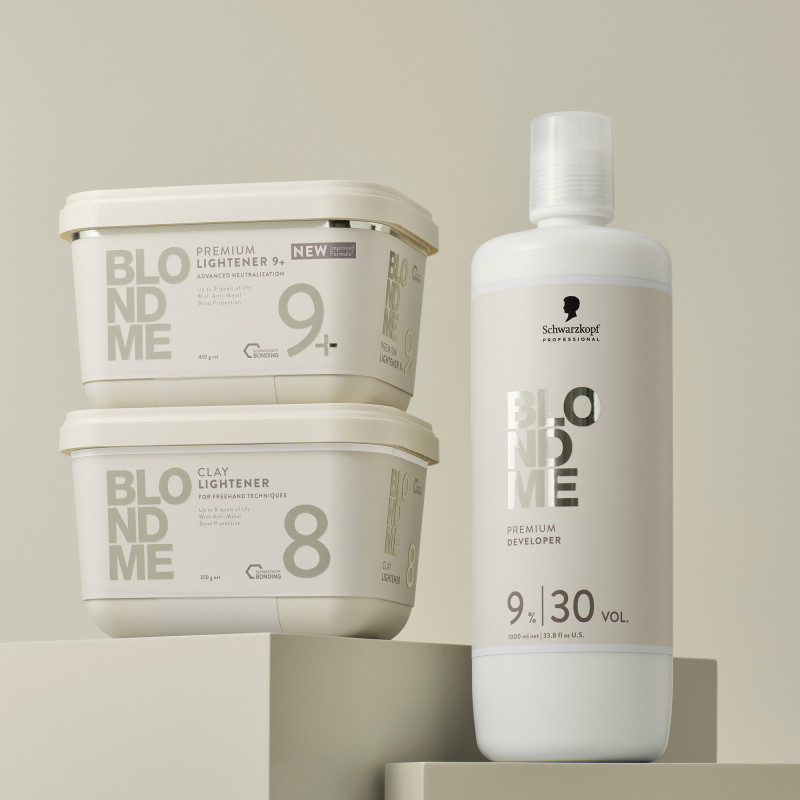 Révélateur Premium crème 9% BlondMe – éclaircissement puissant