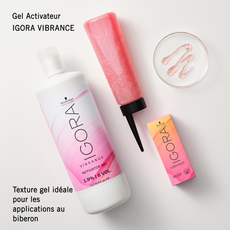 Gel activateur Igora Vibrance 1,9% – rapidité, fluidité, effet gloss