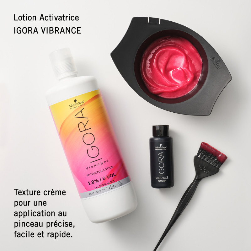 Lotion activatrice 1,9% Igora Vibrance – précision, fluidité