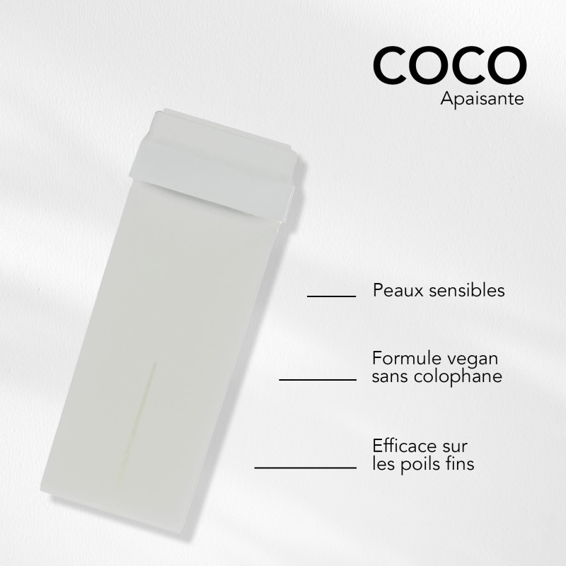 Cartouche de cire Coco sans colophane