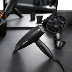 Sèche-cheveux Premium LUPIA Noir BAB7600E / 2200W - Puissance et légèreté