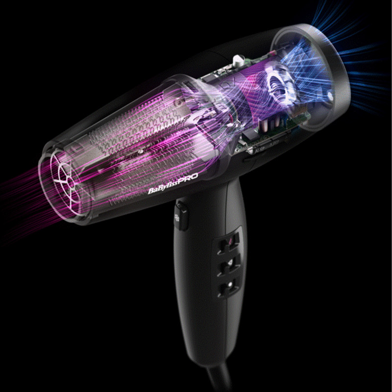 Sèche-cheveux Premium LUPIA Noir BAB7600E / 2200W - Puissance et légèreté
