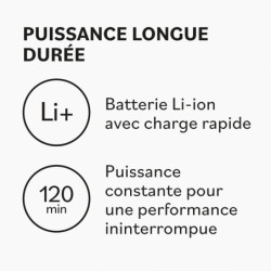 Tondeuse de coupe sans fil FRESH FX86E - puissance, précision, autonomie