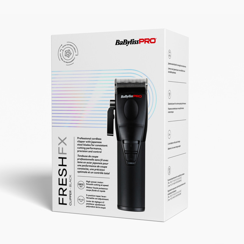 Tondeuse de coupe sans fil FRESH FX86E - puissance, précision, autonomie