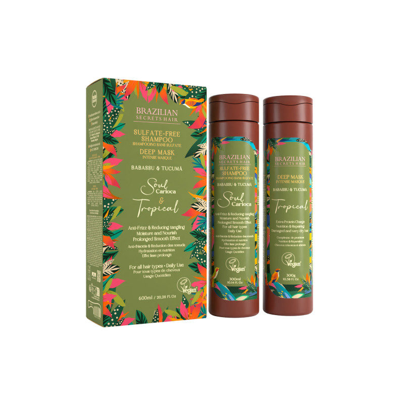 Kit Shampoing après-lissage Soul Carioca et Masque nourrissant intense Tropical