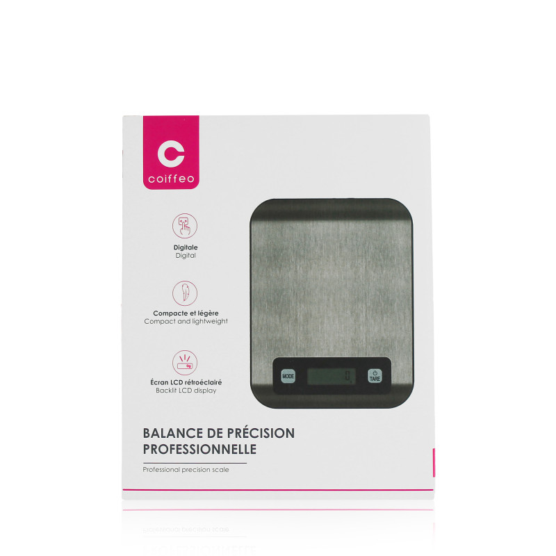 Balance digitale de précision professionnelle – compacte, fiable, rétroéclairée