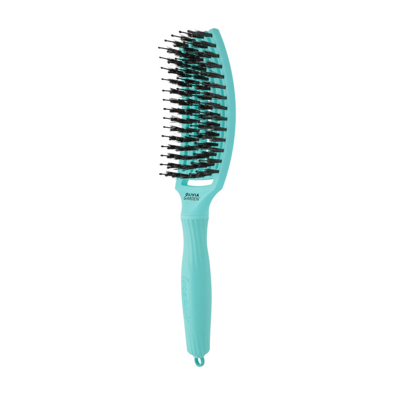 Brosse démêlante FingerBrush Iconic Boar & Nylon - Mint